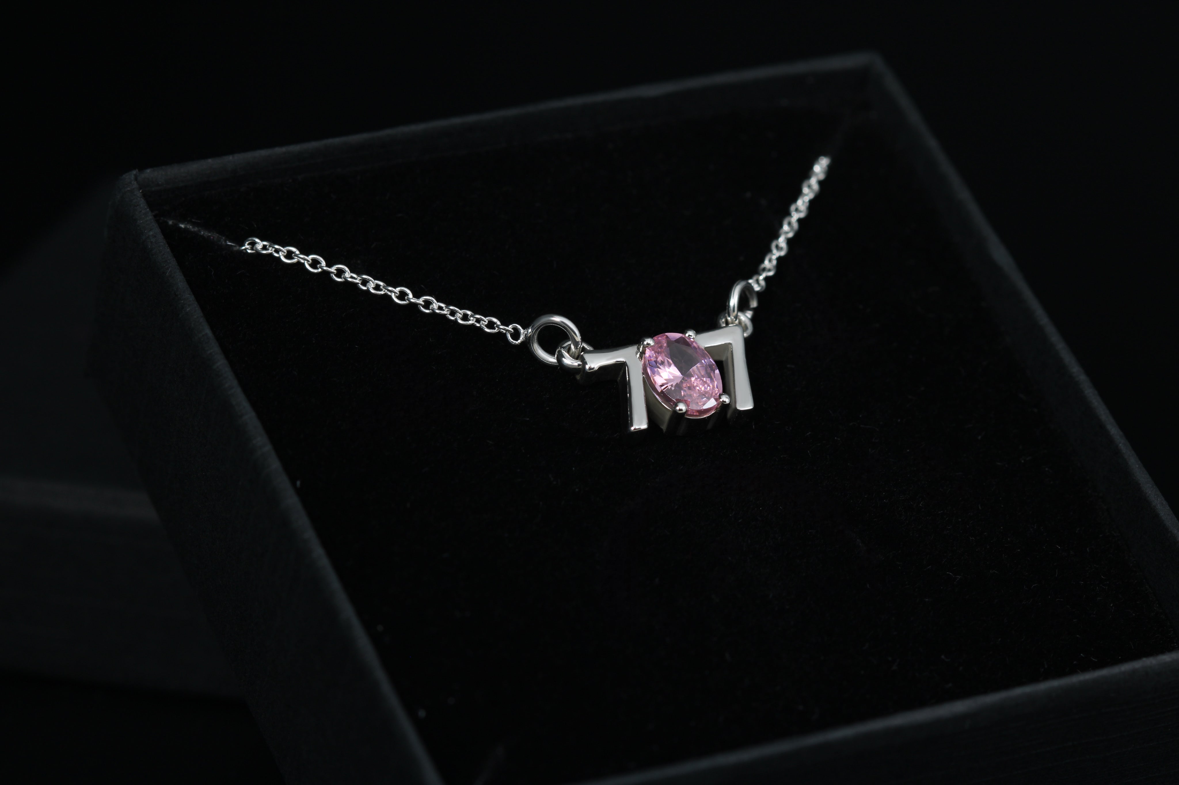 707 Necklace in Sterling Silver | Handmade Geek Jewelry – Sensei
