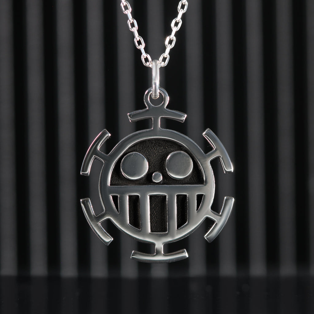 Sterling silver sea emblem necklace