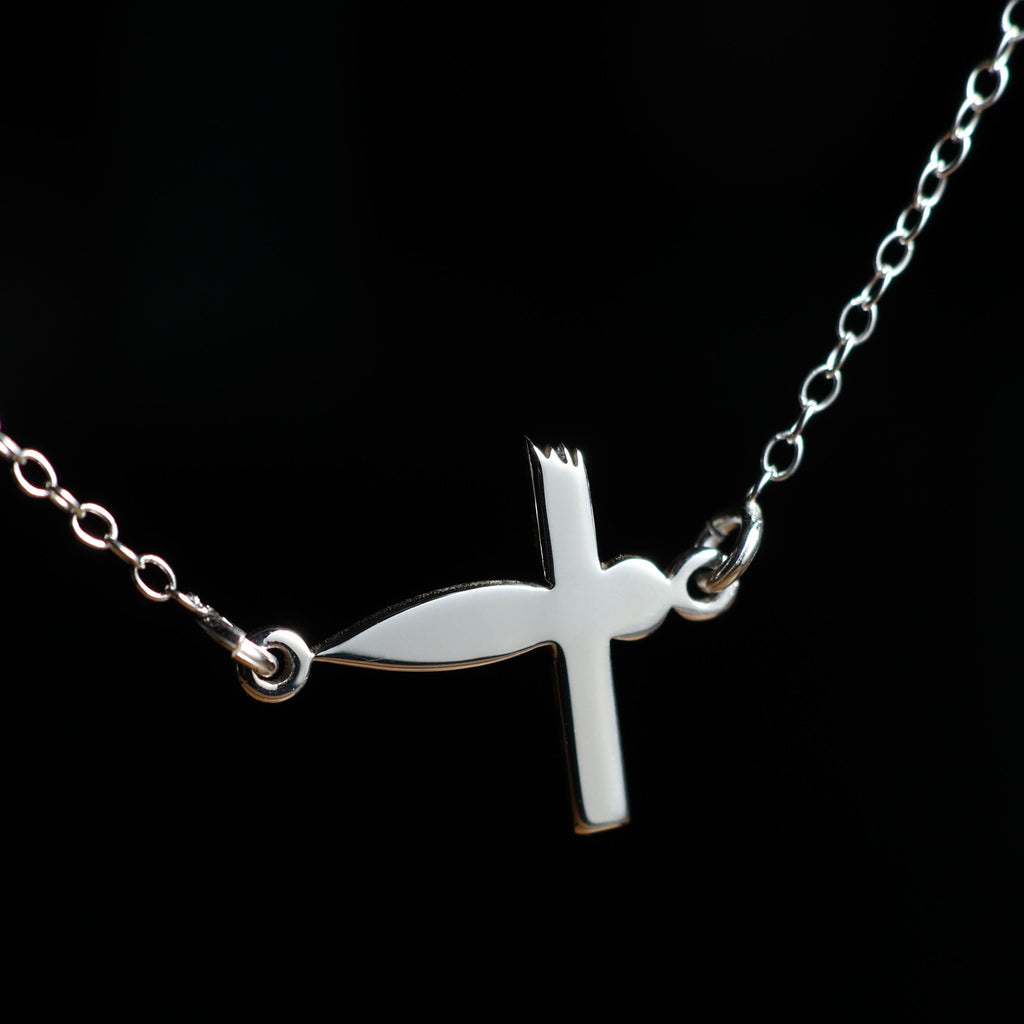 Sterling silver shikigami necklace